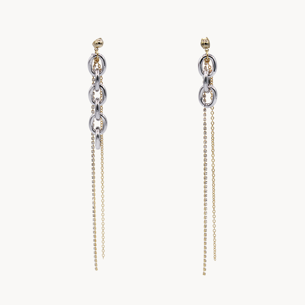 New York Style Long Chain Earrings